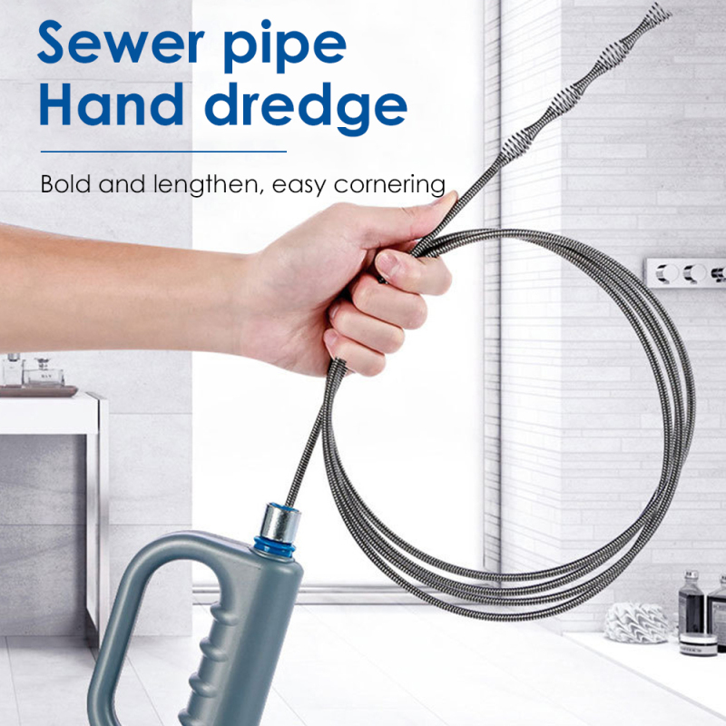 Plumbing Snake Drain - 10M spustowy Unblocker elastyczny pręt ślimak