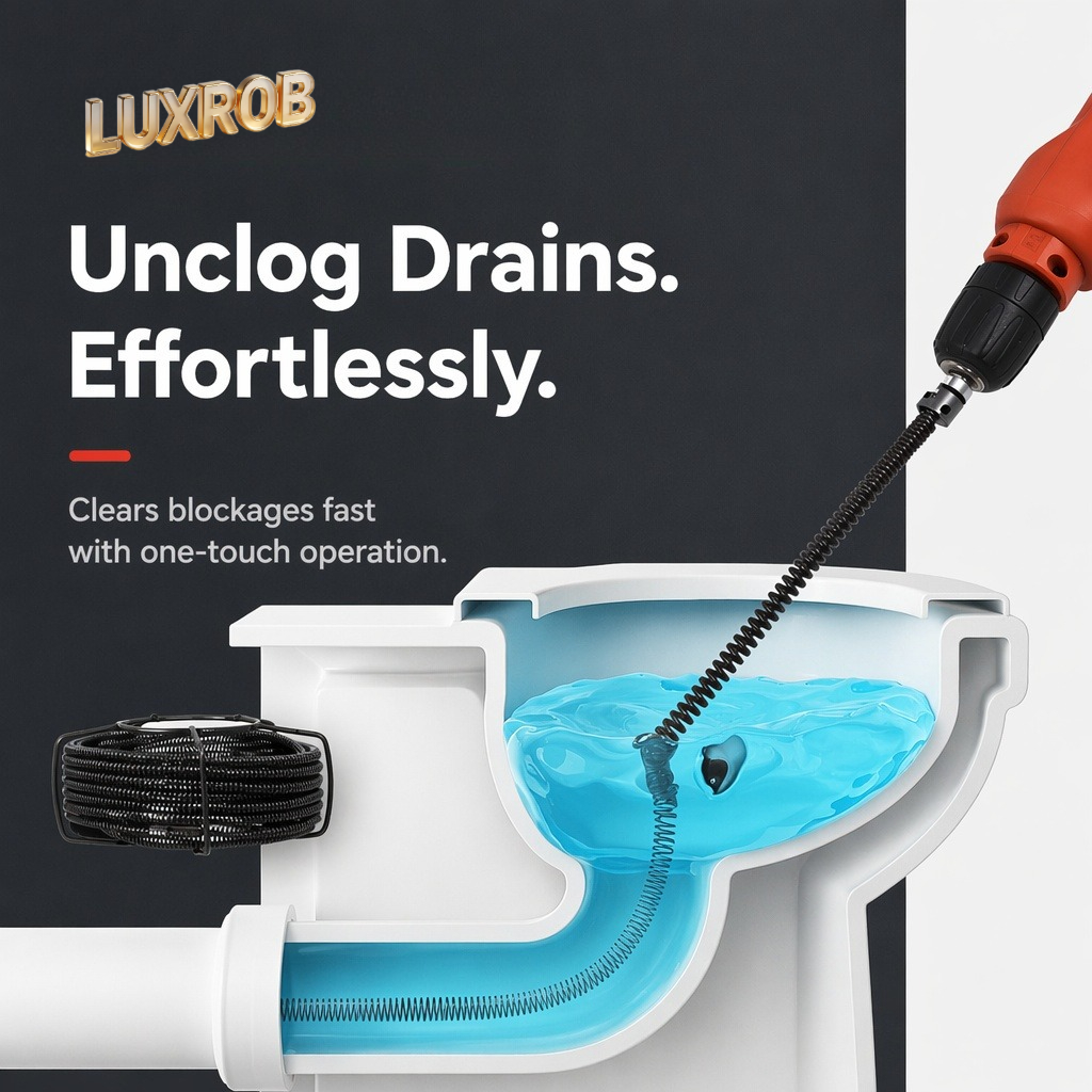 Ślimak do rur, spirala do czys – Plumbing Snake Drain recenzja i cena